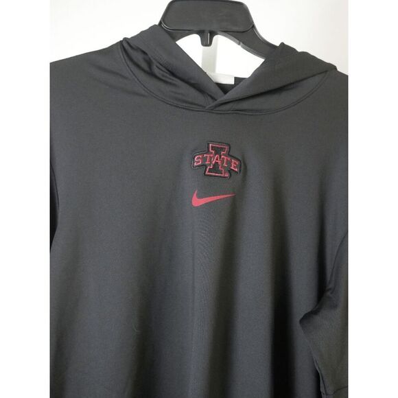 Nike Iowa State Cyclones Men's Long Sleeve Hooded Tee Black Performance Hoodie M - Picture 3 of 14